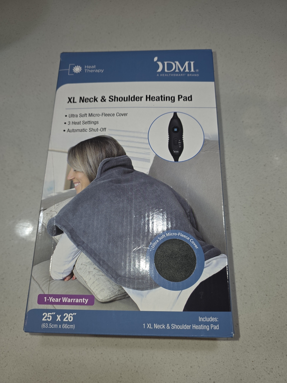 Mi DMI XL Neck & Shoulder Heating Pad - Gray